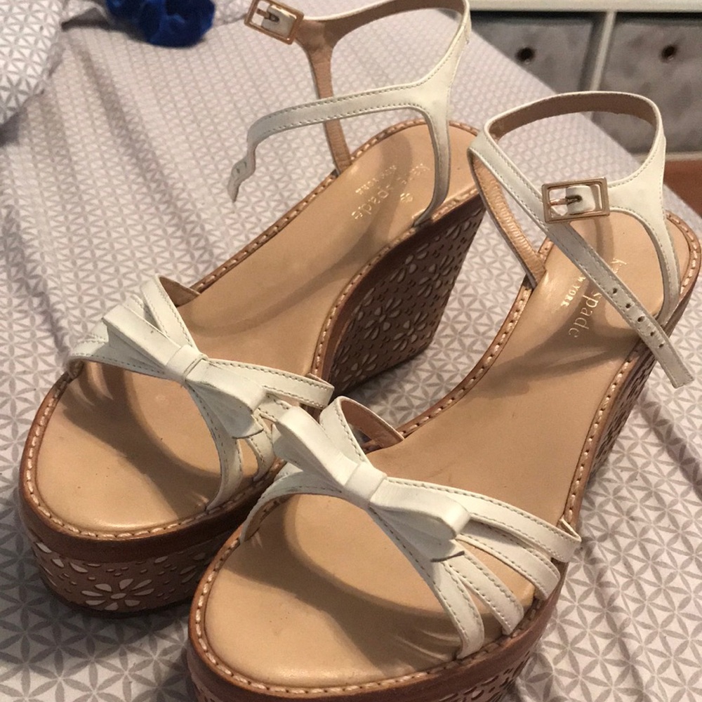 kate spade high heel wedge sandal